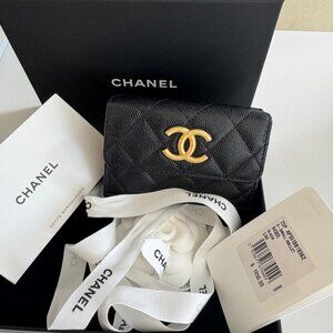 NWT Authentic Chanel Trifold Wallet- NEVER USED